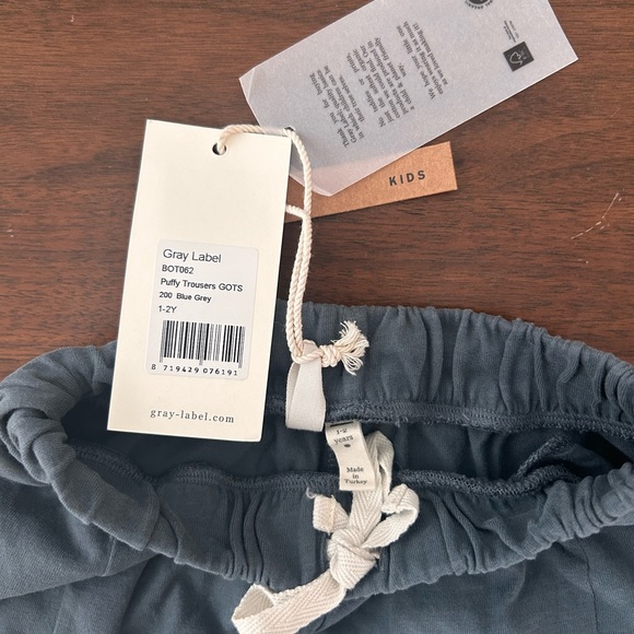 Gray Label Puffy Trouser Sweatpants 1t-2t - Picture 4 of 6